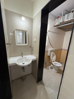 Bathroom in 3 BHK Apartment at Gini Bellissimo, Dhanori – for Rent