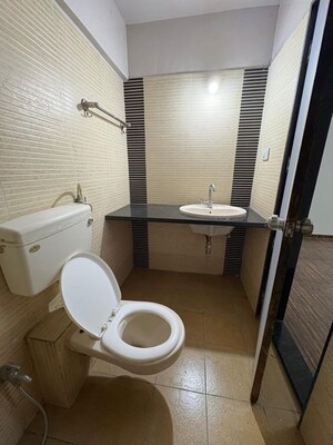 Bathroom in 3 BHK Apartment at Gini Bellissimo, Dhanori – for Rent
