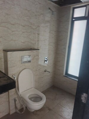 Bathroom in 3 BHK Apartment at Shapoorji Pallonji Joyville Hinjewadi, Hinjewadi – for Rent