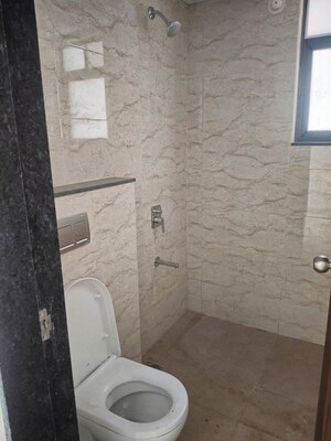 Bathroom in 3 BHK Apartment at Shapoorji Pallonji Joyville Hinjewadi, Hinjewadi – for Rent