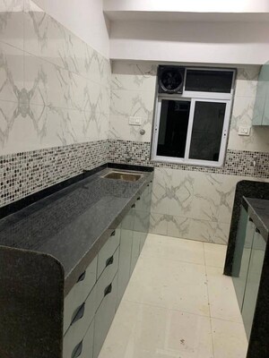 Kitchen in 1 BHK Apartment at DGS Sheetal Tapovan, Malad East – for Rent