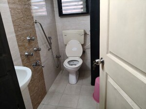 Bathroom in 3 BHK Apartment at  Army Welfare CHS, Nerul – for Sale