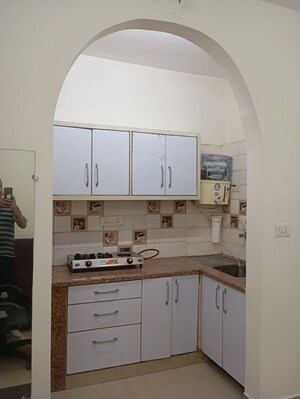 Kitchen in 1 BHK Builder Floor at East Of Kailash – for Rent