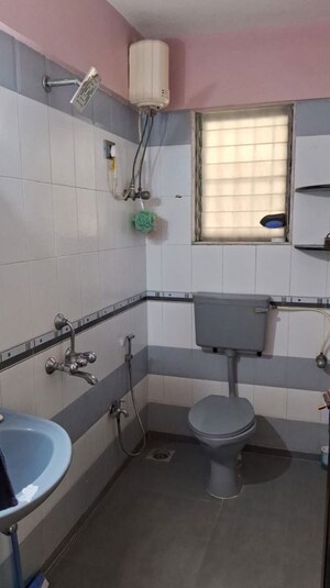 Bathroom in 2 BHK Apartment at Lokpuram Complex, Vasant Vihar – for Rent