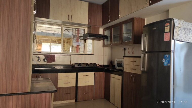 Kitchen, solitaire-residency 2.5 Bedroom 1000 Sq.Ft. Apartment In Pimple Saudagar Pune 10599132