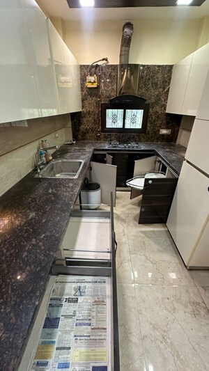 Kitchen in 3 BHK Builder Floor at East Of Kailash – for Rent
