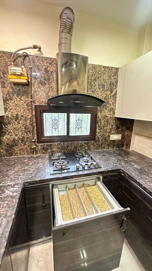 Kitchen in 3 BHK Builder Floor at East Of Kailash – for Rent