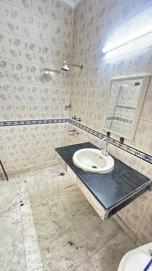 Bathroom in 3 BHK Builder Floor at East Of Kailash – for Rent