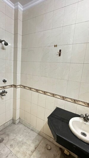Bathroom in 3 BHK Builder Floor at East Of Kailash – for Rent