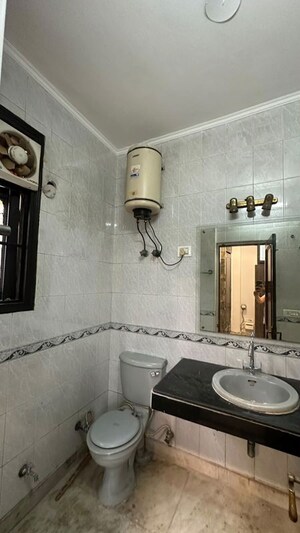Bathroom in 3 BHK Builder Floor at East Of Kailash – for Rent