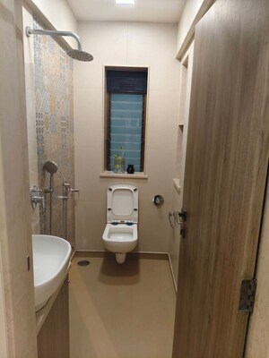 Bathroom in 2 BHK Apartment at Anjali Chs Varsova, Versova – for Rent