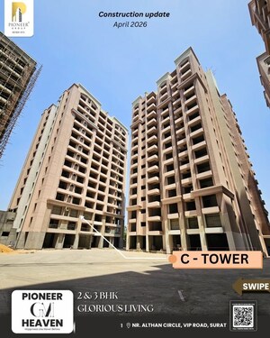 3 BHK Apartment – Exterior View View at Althan - for Sale