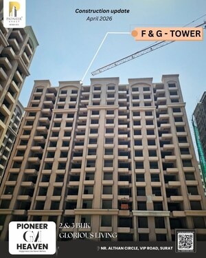 3 BHK Apartment – Exterior View View at Althan - for Sale