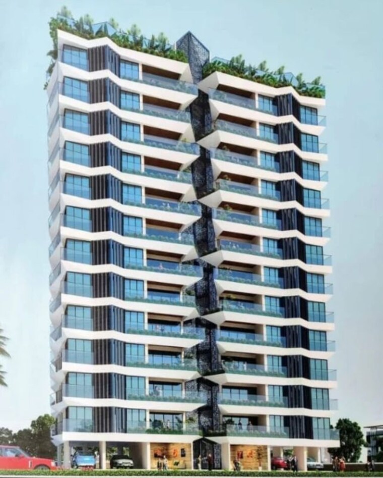 Exterior View, vesu 4 Bedroom 3200 Sq.Ft. Apartment In Vesu Surat 10486537