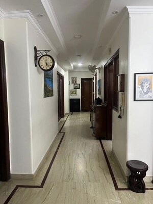 Building Lobby in 3 BHK Builder Floor at Chittaranjan Park – for Sale