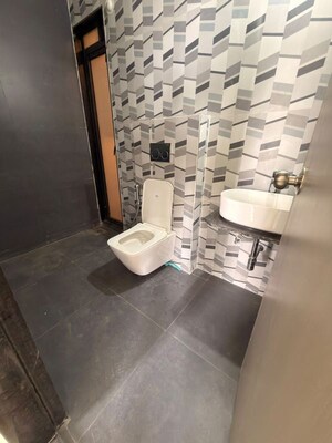 Bathroom in 2 BHK Apartment at Damji Shamji Mahavir Milestone, Vasant Vihar – for Rent