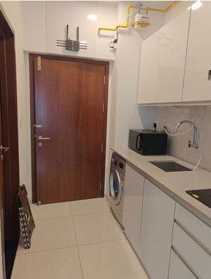 Kitchen in Studio Apartment at L&T Raintree Boulevard, Hebbal – for Rent