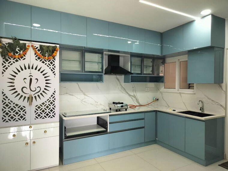 Kitchen, asbl-spire 3 Bedroom 1930 Sq.Ft. Apartment In Kokapet Hyderabad 10599255