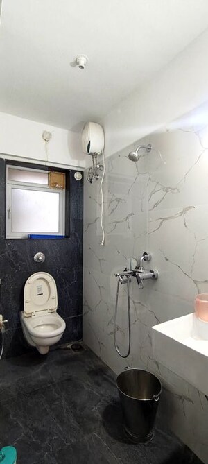 Bathroom in 1 BHK Apartment at Aum Shubh Chintan, Bhandup East – for Sale