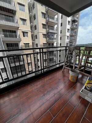 Balcony in 3 BHK Apartment at SRR Sriram River View, Narsingi – for Rent