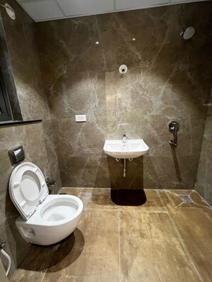 Bathroom in 3 BHK Apartment at SRR Sriram River View, Narsingi – for Rent