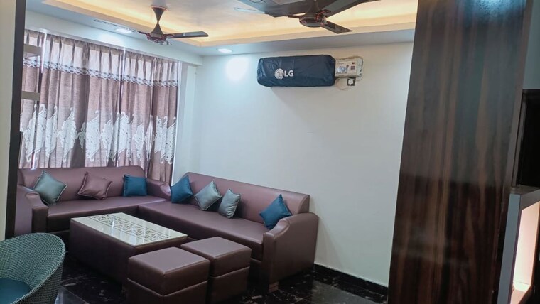 Living Room, parker-white-lily 2 Bedroom 1350 Sq.Ft. Apartment In Sector 8 Sonipat 10599287