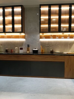 Kitchen in 3 BHK Apartment at Adani Linkbay Residences, Andheri West – for Sale