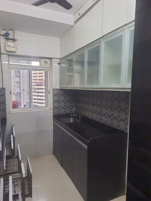 Kitchen in 1 BHK Apartment at Lodha Amara, Kolshet Road – for Rent