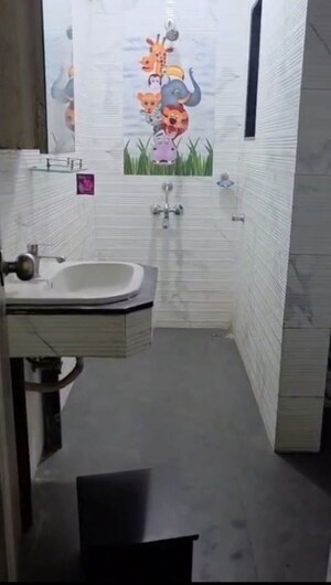 Bathroom in 1 BHK Apartment at Rajnigandha CHS Vasant Vihar, Vasant Vihar – for Rent