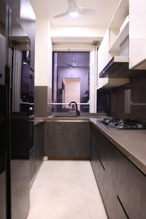 Kitchen in 2 BHK Apartment at Indiabulls Blu, Worli – for Rent