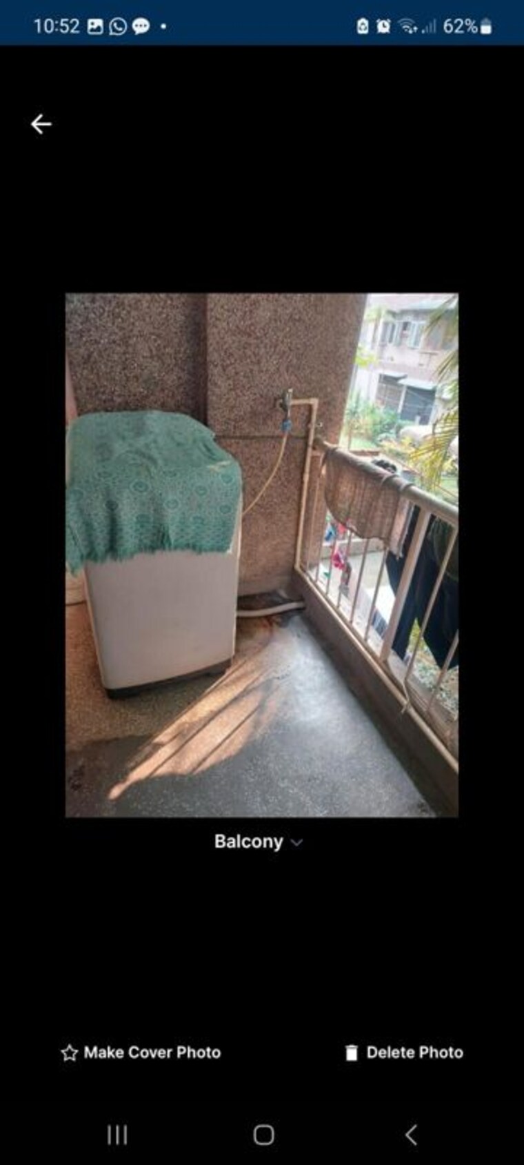 Balcony, ip extension 1 Bedroom 800 Sq.Ft. Apartment In Ip Extension Delhi 10599433