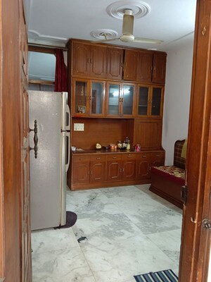 Kitchen in 1 BHK Builder Floor at Lajpat Nagar 4 – for Rent