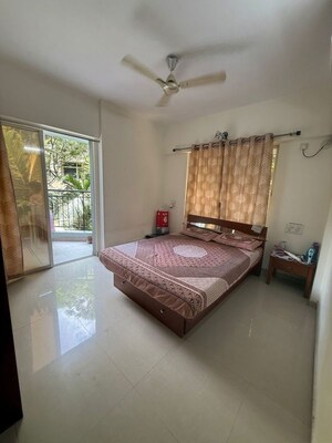 Bedroom in 3 BHK Apartment at Om Aishwarya Residency, Wakad – for Rent