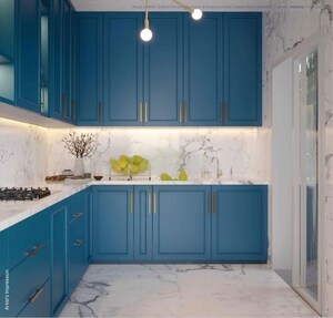 Kitchen in 3 BHK Apartment at Sobha Neopolis, Panathur – for Sale