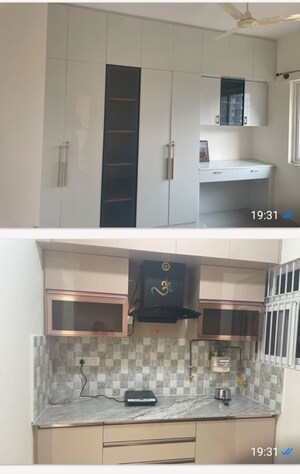Kitchen in 3 BHK Apartment at Salarpuria Sattva Park Cubix, Devanahalli – for Rent