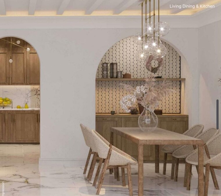 Dining area, sobha-neopolis 4 Bedroom 2481 Sq.Ft. Apartment In Panathur Bangalore 10599521