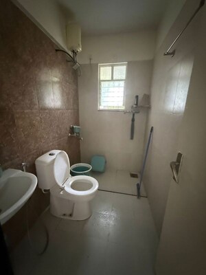 Bathroom in 3 BHK Apartment at Dynasty, Wakad – for Rent