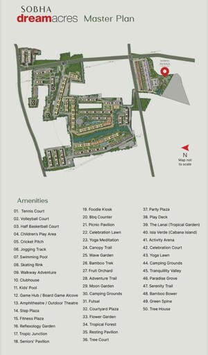 Master Plan in 3 BHK Apartment at Sobha Ayana, Panathur – for Sale