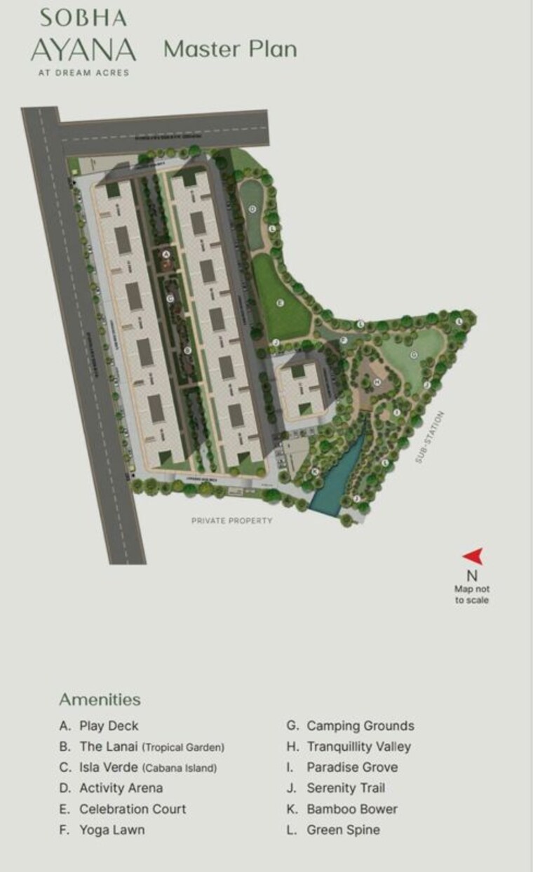 Master Plan, sobha-ayana 3 Bedroom 1789 Sq.Ft. Apartment In Panathur Bangalore 10599633
