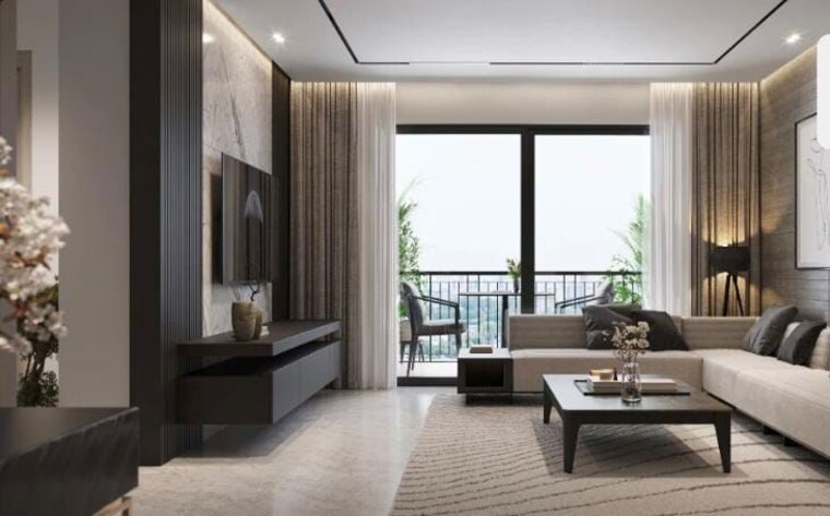 Living Room, sobha-ayana 3 Bedroom 1553 Sq.Ft. Apartment In Panathur Bangalore 10599597