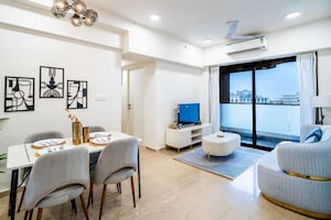 Living Room in 4 BHK Apartment at Kanakia Silicon Valley, Powai – for Sale