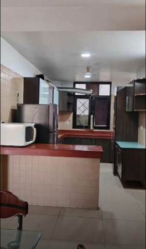 Kitchen in 3 BHK Apartment at Hazratganj – for Rent