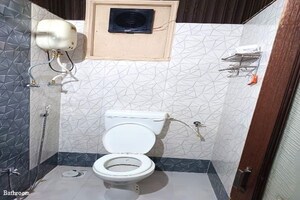 Bathroom in 1 BHK Apartment at Vishal Srushti Residency, Wadgaon Sheri – for Rent