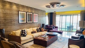 Living Room in 5 BHK Apartment at Raiaskaran Parthenon, Andheri West – for Rent
