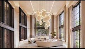 Living Room in 4 BHK Penthouse at Bandra West – for Sale