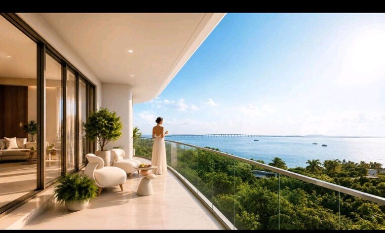 Balcony, rustomjee-bandstand-cama 5 Bedroom 5500 Sq.Ft. Penthouse In Bandra West Mumbai 10599737