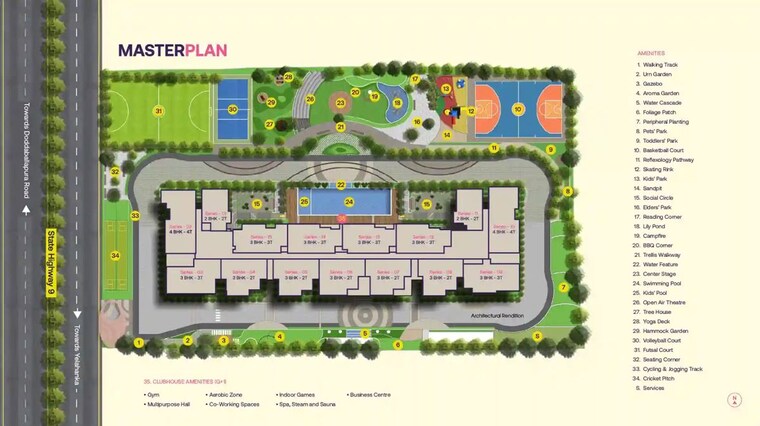 Master Plan, dlf-the-dahlias 6+ Bedroom 17200 Sq.Ft. Penthouse In Sector 54 Gurgaon 10599744