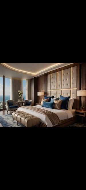Bedroom in 4 BHK Apartment at Oberoi Oceanic, Bandra West – for Sale