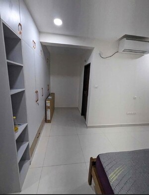 Building Lobby in 3 BHK Apartment at Ambience Courtyard, Manikonda – for Rent