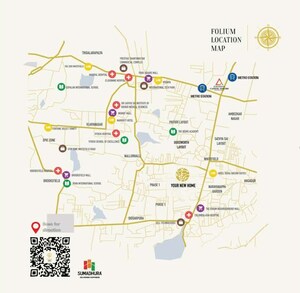 3.5 BHK Apartment – Map Location View at Sumadhura Folium, Whitefield - for Sale